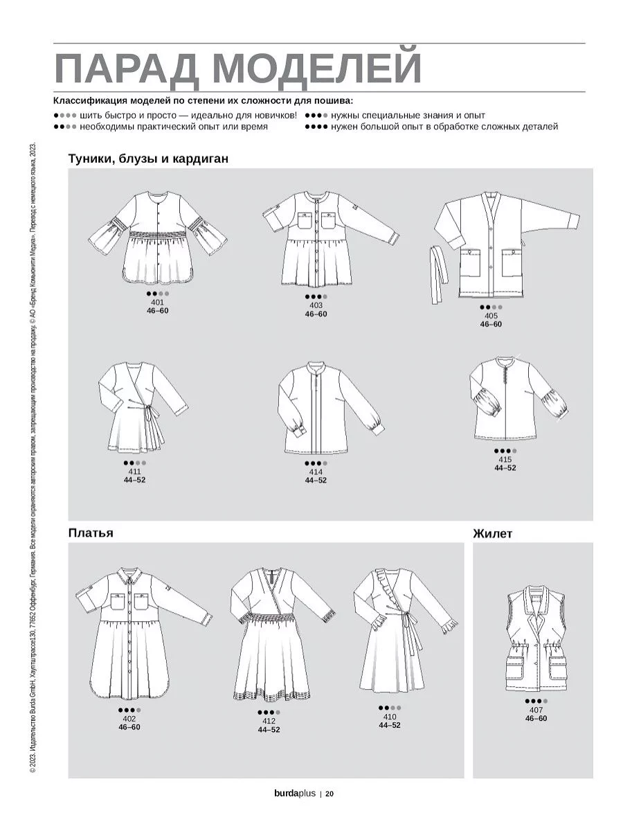 Журнал Burda Plus 