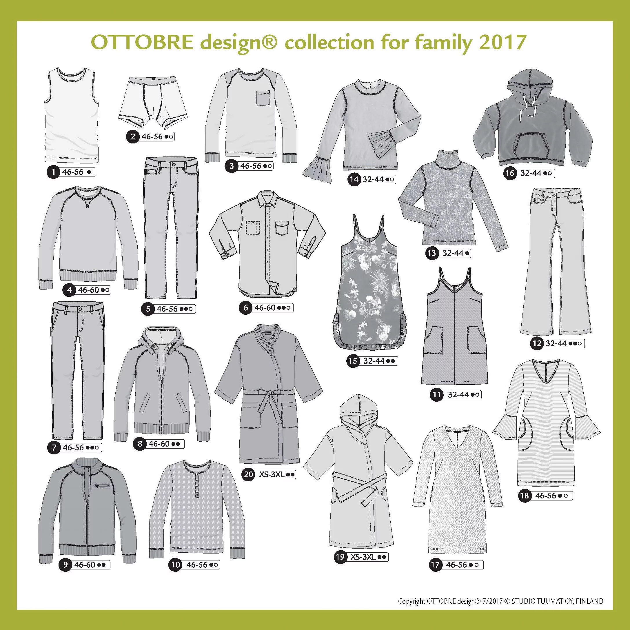 Журнал OTTOBRE design® - выкройки модной одежды для всей семьи