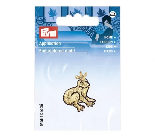926709 Термоаппликация "Лягушка золотая" 2,5х2,8 см, Prym