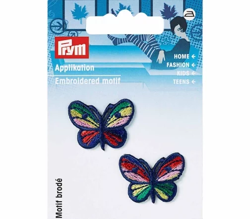 925221 Термоаппликация "Синие бабочки" малые 2,7х2 см, 2шт., Prym