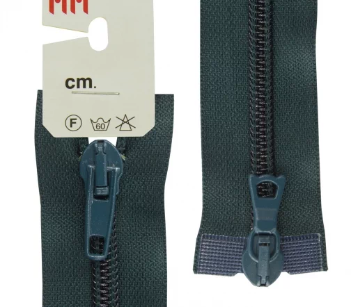 Молния Riri спираль разъёмная, 2 замка, 6мм, 80см, цвет 2723, темно-зеленый