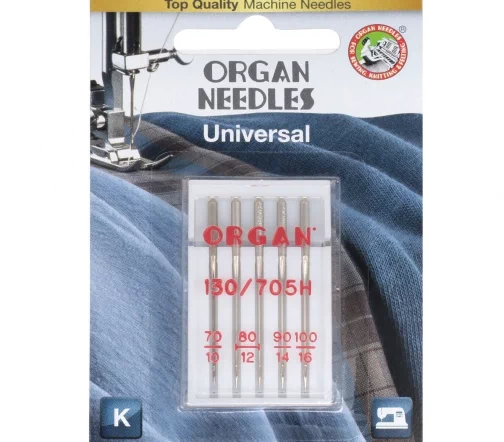 Иглы универсальные № 70-100 (5шт), блистер, ORGAN, 502489