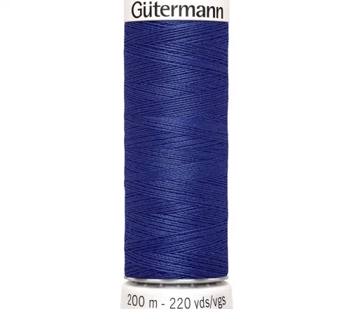 Нить Sew All для всех материалов, 200м, 100% п/э, цвет 218 ультрамариновый, Gutermann 748277