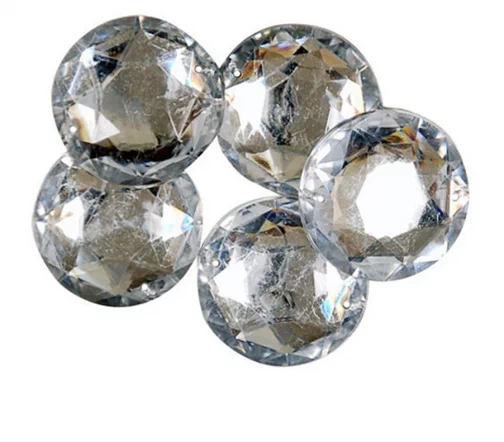 Набор  декоративных элементов Favorite Findings, "Блестящие круги" 25 мм, 5 шт