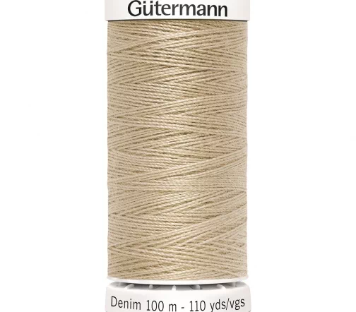 Нить Denim для джинсовой ткани, 100м, 100% п/э, цвет 2795, Gutermann 700160