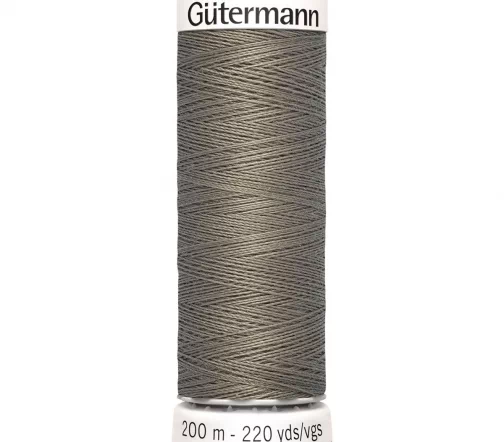 Нить Sew All для всех материалов, 200м, 100% п/э, цвет 241 брезентово-серый, Gutermann 748277