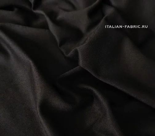 Трикотаж однотонный, цвет черный, 1062034
