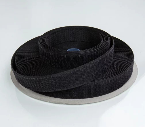 Лента контактная "крючок", шир. 30 мм, цвет черный, 20201