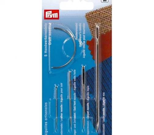 131107 Иглы ремонтные, набор для кожи,парусины, ковров, мешковины и мебельной обивки, Prym