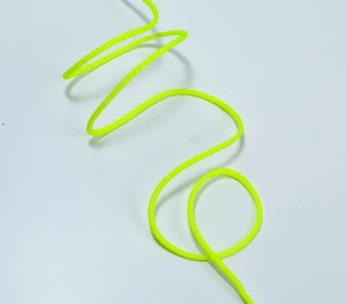 Шнур PEGA неоновый 4 мм, цвет желтый