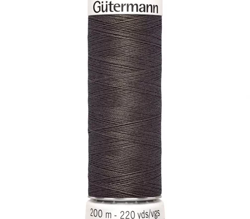 Нить Sew All для всех материалов, 200м, 100% п/э, цвет 308 бурый, Gutermann 748277
