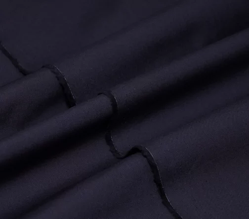 Сорочечный хлопок однотонный, цвет черно-фиолетовый, 53963