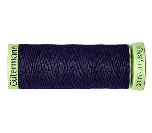 Нить Top Stitch для отстрочки, 30м, 100% п/э, цвет 339 т.чернильно-синий, Gutermann 744506