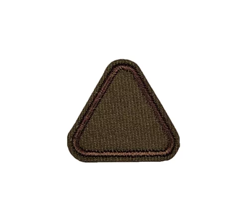 Термоаппликация Marbet "Треугольник малый", 3 х 2,7 см, цвет коричневый, 565508.012