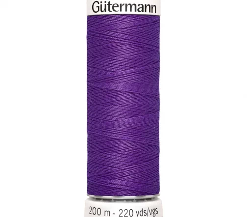Нить Sew All для всех материалов, 200м, 100% п/э, цвет 392 фиолетовый джинс, Gutermann 748277