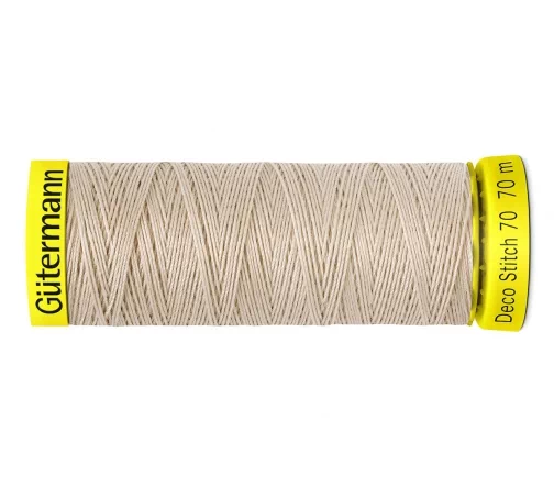 Нить Deco Stitch 70 для декоративных швов, 70м, п/э 100%, цвет 722, Gutermann 702160