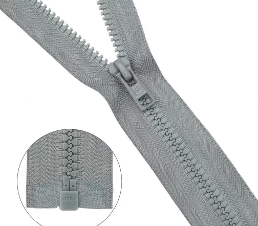 Молния ARTA "трактор" разъем. (1 зам.,Т6) -60см (2076) (A577 серый), 193-60-A577