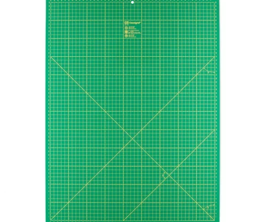 611374 Коврик-подложка для раскройных ножей, зеленый цв. см/дюйм 60х45 см Prym