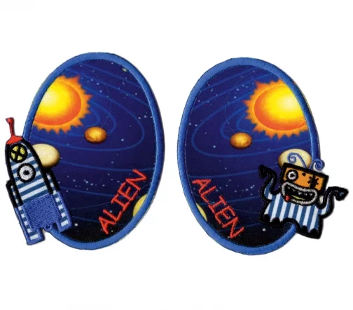 Термоаппликации HKM "Ракета", 9,5 х 8 см, 2 шт., арт. 32797