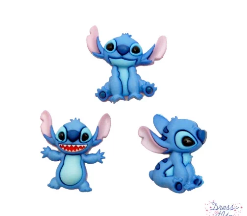 Декоративные пуговицы Dress It Up "Ститч", 25х28 мм, 3 шт., 11775