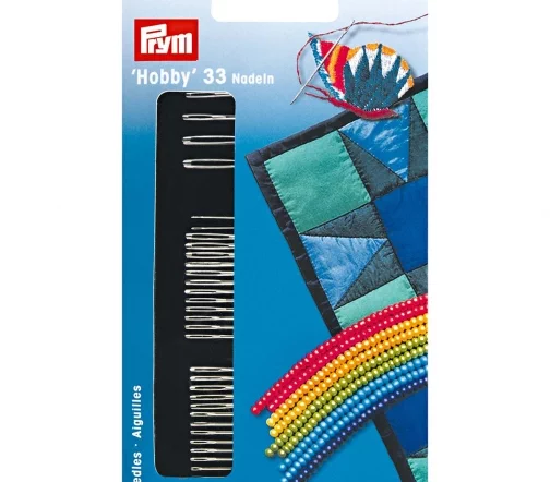 128185 Иглы ручные ремесленные д/хобби в ассортименте, 33шт, Prym