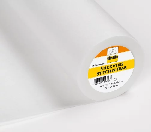 Флизелин Freudenberg Stickvlies отрывной д/вышивки, 40 г/м2, белый