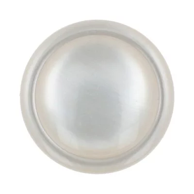 Пуговица, на ножке, 11 мм, пластик, цвет бежевый, G0024-1