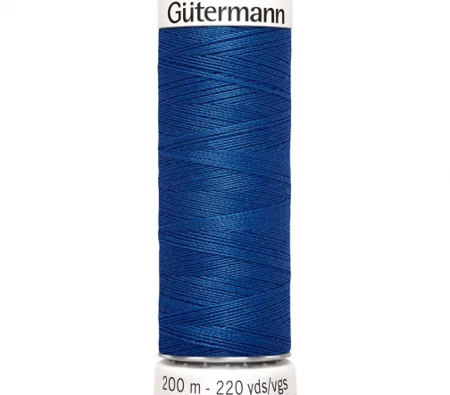 Нить Sew All для всех материалов, 200м, 100% п/э, цвет 312 св.синий, Gutermann 748277