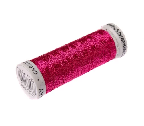 Нить Sulky отделочная металлик, 200м, цвет 7013 фуксия, Gutermann 709760