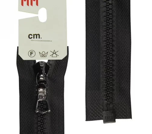 Молния Riri трактор разъёмная, 1 замок, 6мм, 65см, цвет 2110, черный