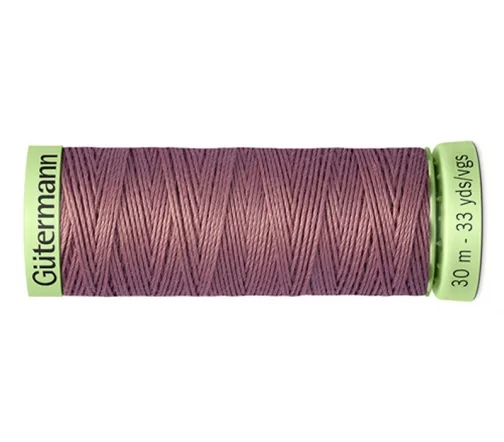 Нить Top Stitch для отстрочки, 30м, 100% п/э, цвет 052 старая роза, Gutermann 744506