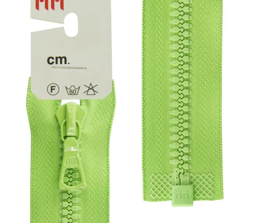 Молния Riri трактор разъёмная, 1 замок, 6мм, 40см, цвет 2750, салатовый