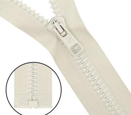 Молния ARTA "трактор" разъем. (1 зам.,Т6) -65см (2076) (A122 ванильный), 193-65-A122