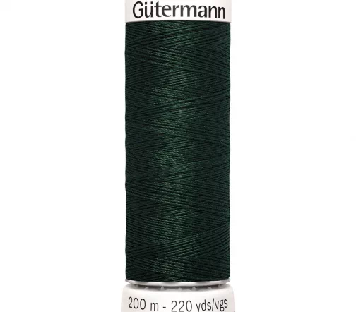 Нить Sew All для всех материалов, 200м, 100% п/э, цвет 472 т.бутылочный, Gutermann 748277