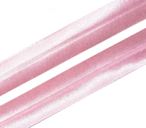 Косая бейка SAFISA атласная, 20 мм, п/э, цвет 052, дымчатая роза