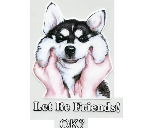 Термотрансфер "Хаски", 14х22см, 7729066