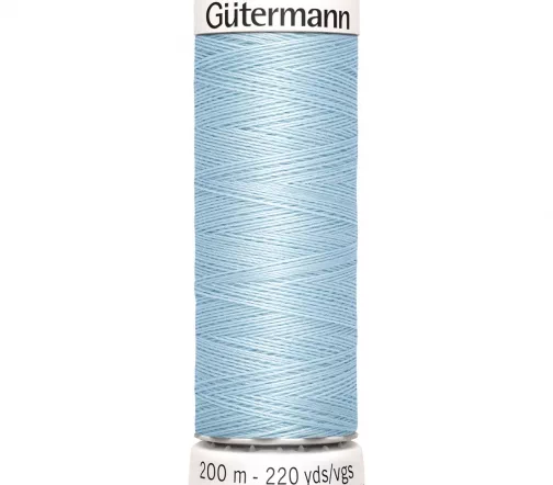 Нить Sew All для всех материалов, 200м, 100% п/э, цвет 276 бледно-голубой, Gutermann 748277