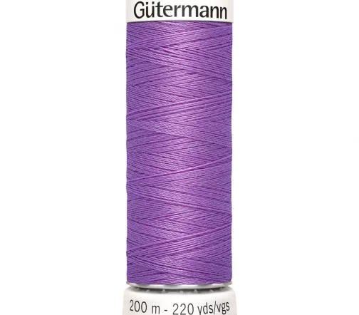 Нить Sew All для всех материалов, 200м, 100% п/э, цвет 291 лилово-сиреневый, Gutermann 748277