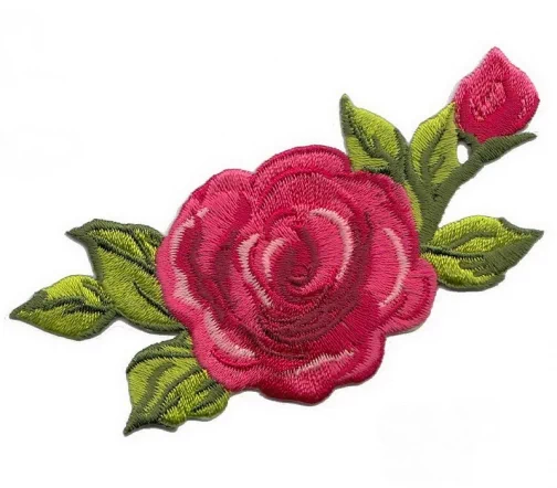 Термоаппликации Marbet "Розы", 9,5 х 4,5 см, цвет красный, 2 шт., 569869.B