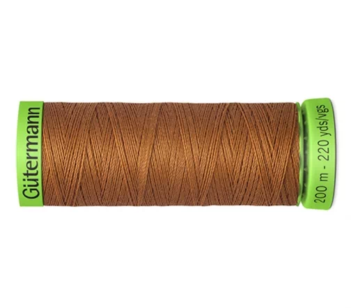 Нить Extra Fine 150 для особо деликатных тканей, 200м, 100% п/э, цвет 448 шок.охра, Gutermann 744581