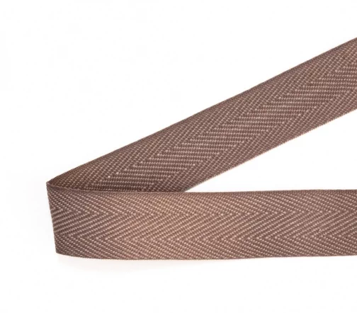 Тесьма киперная IEMESA, ширина 20 мм, цвет какао