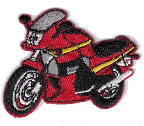 Термоаппликация Marbet "Гоночный мотоцикл", 5 х 6 см, 569931