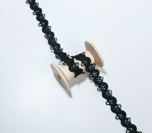 Тесьма PEGA интерьерная, 13 мм, цвет черный