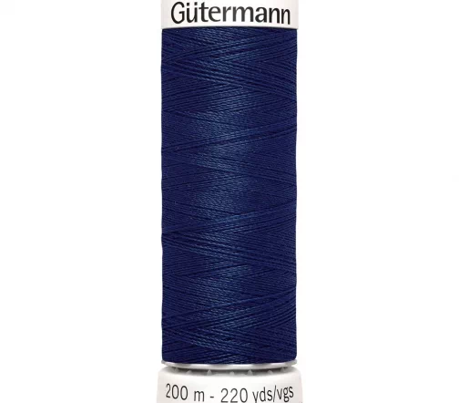 Нить Sew All для всех материалов, 200м, 100% п/э, цвет 013 синий, Gutermann 748277
