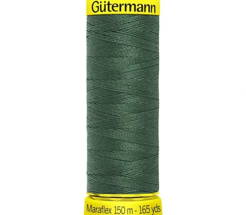 Нить Maraflex для трикотажа, 150м, 100% п/э, цвет 561 серо-зеленый, Gutermann 777000