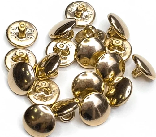 Пуговица DILL, на ножке, пластик, цвет золото, 11 мм