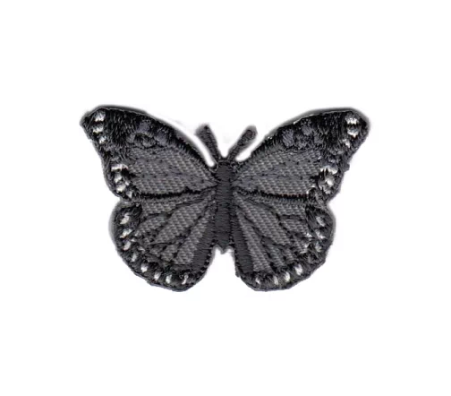 Термоаппликация "Бабочка малая", 2,5 х 3,8, черный, арт. 565117.A