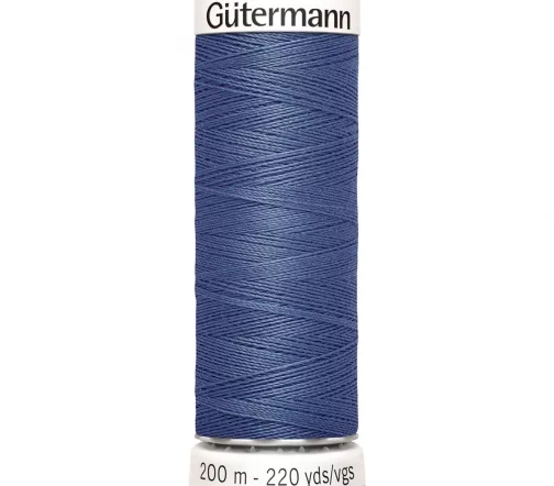 Нить Sew All для всех материалов, 200м, 100% п/э, цвет 112 серо-синий джинс, Gutermann 748277