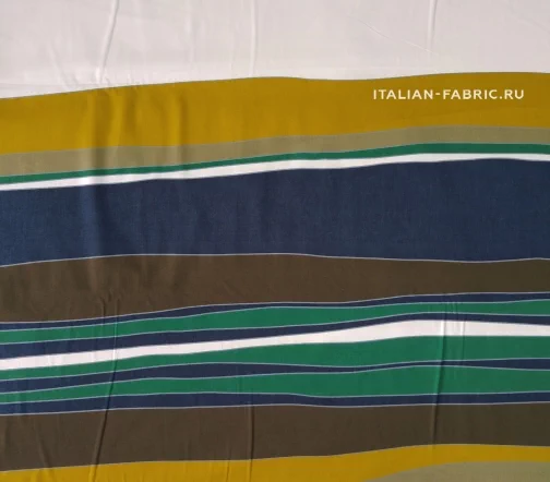 Сатин стрейч в неровную полоску, 02156