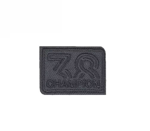 Термоаппликация Marbet "38 CHAMPION", 3,2 х 2,3 см, цвет темно-серый, 565509.011